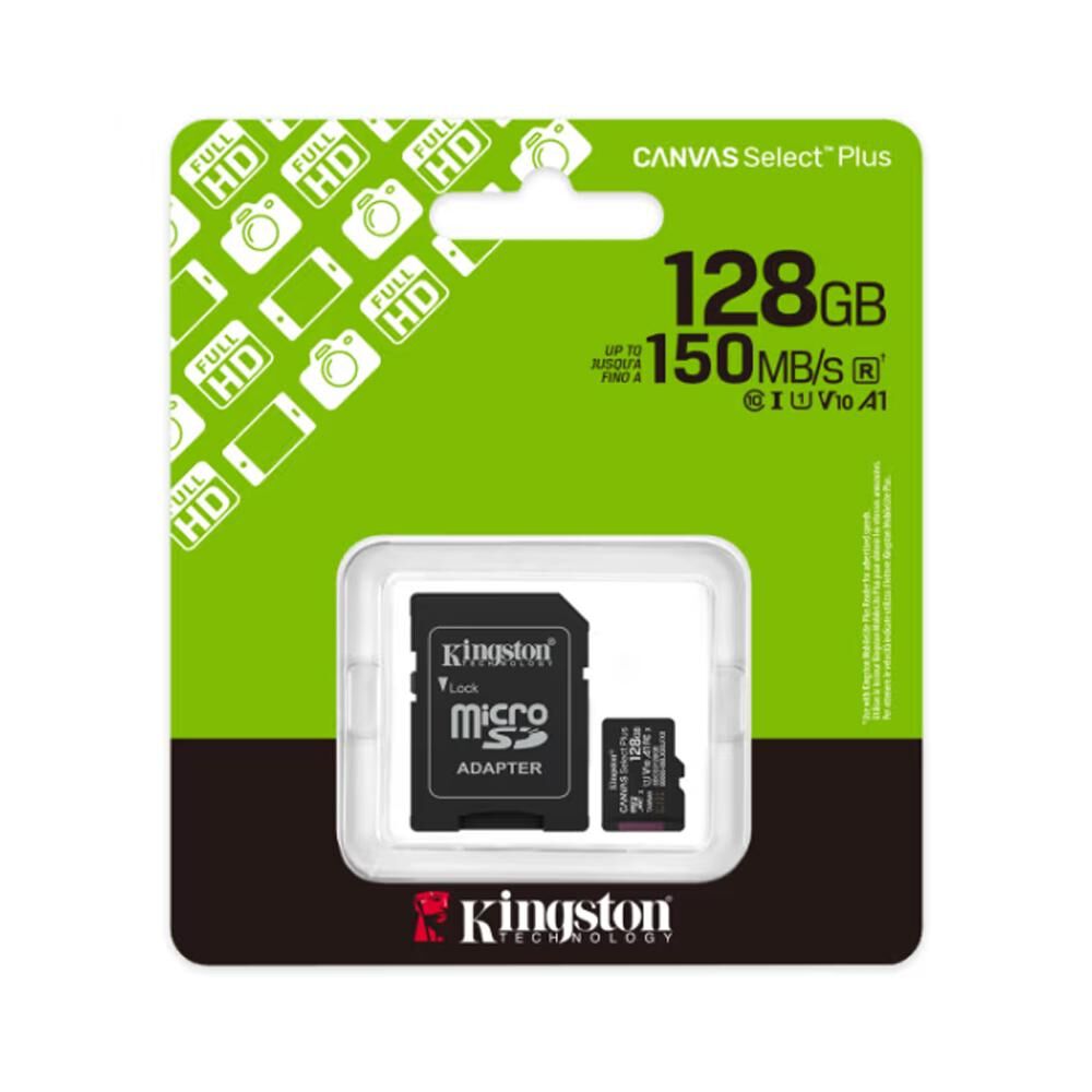Tarjeta De Memoria Kingston Microsd 128gb Canvas Select Plus image number 2.0