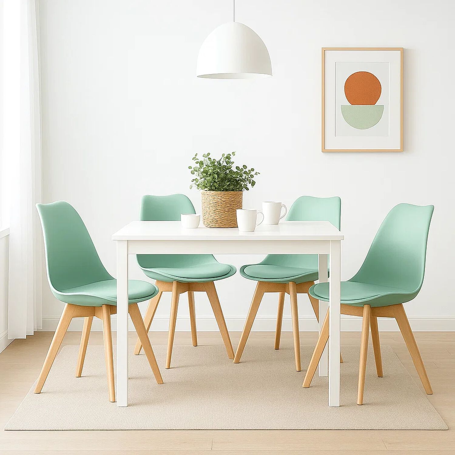 Pack De 4 Sillas Tulip Menta image number 2.0