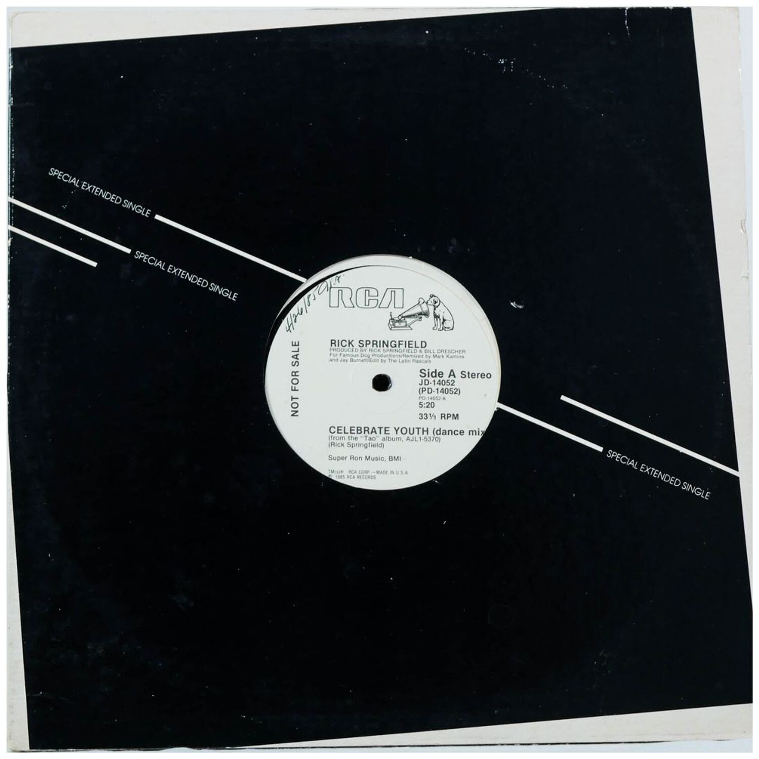 Rick Springfield - Celebrate Youth | 12" Maxi Single Usado image number 0.0