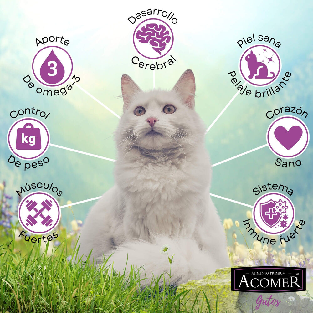 Alimento Para Gato Adulto Acomer 10kg image number 2.0