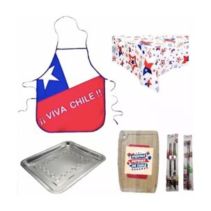 Pack Parrillero Todo Para Hacer Un Asaito Chile Dieciocho
