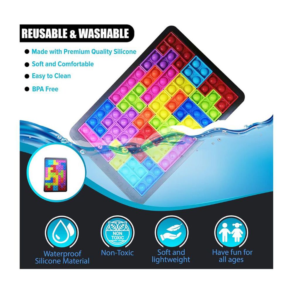 Juego De Antiestr&eacute;s Rompecabezas Para Ni&ntilde;os Bloques 27 Pcs image number 2.0