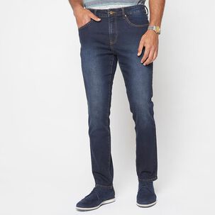 Jeans Regular Tiro Medio Slim Hombre Peroe