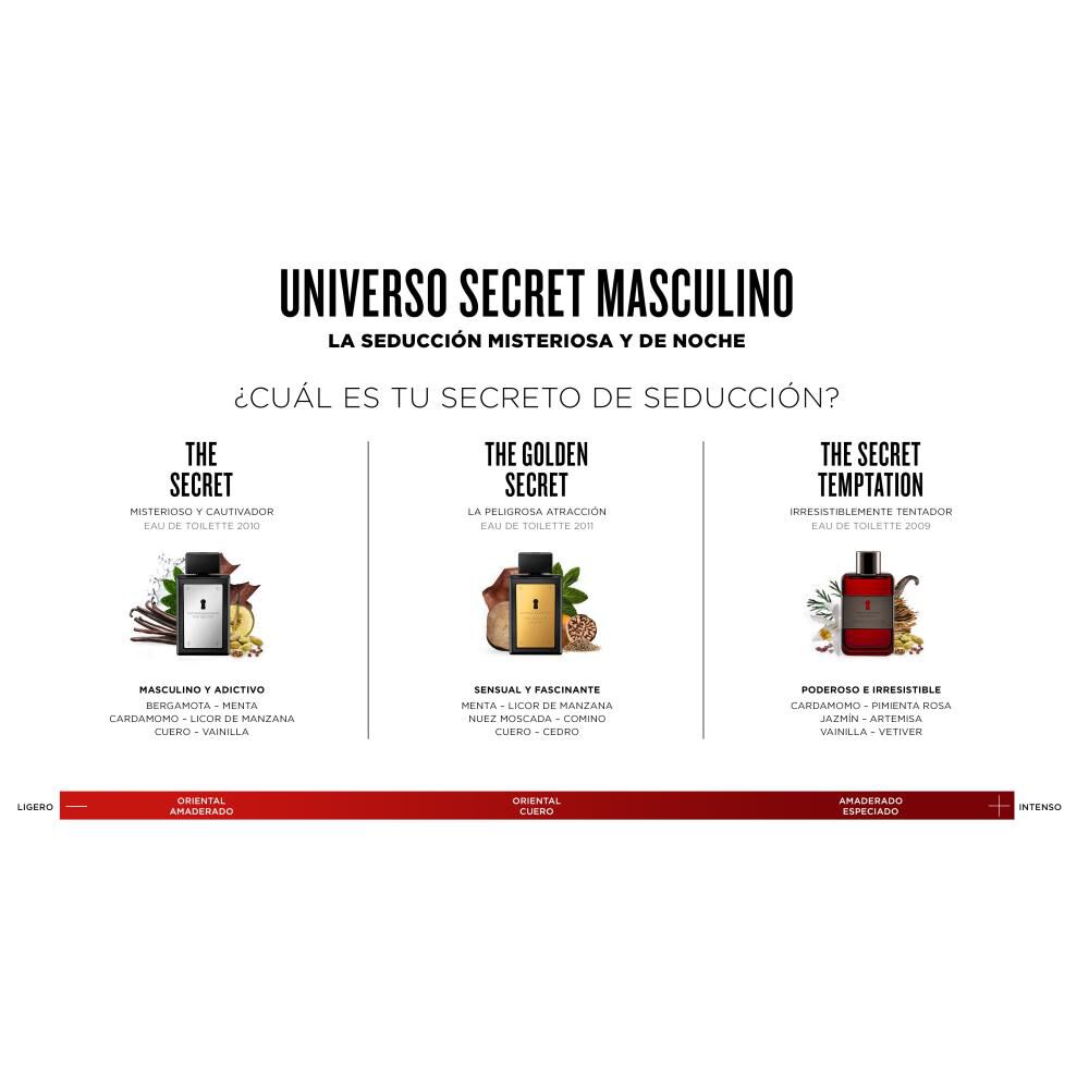 Set De Perfumería Hombre The Golden Secret Banderas / 50 Ml / Eau De Toilette + After Shave 75 Ml image number 7.0