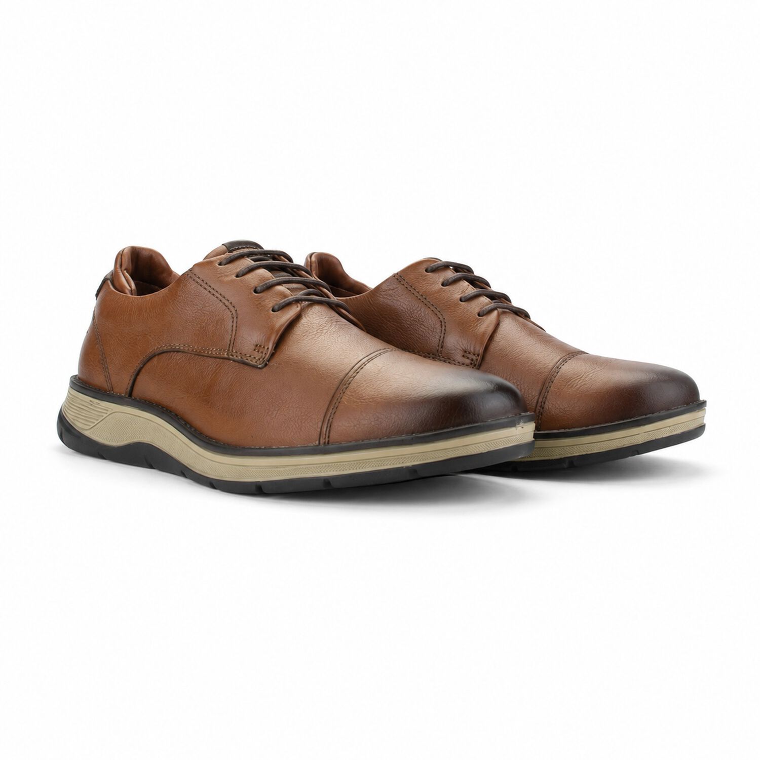 Zapato Ferracini Hombre 5541 Fluence Caf&eacute; Claro Casual image number 3.0