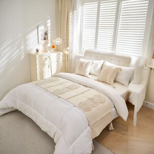 Set Piecera Boho 60 X 210 + 2 Fundas De Cojin B15