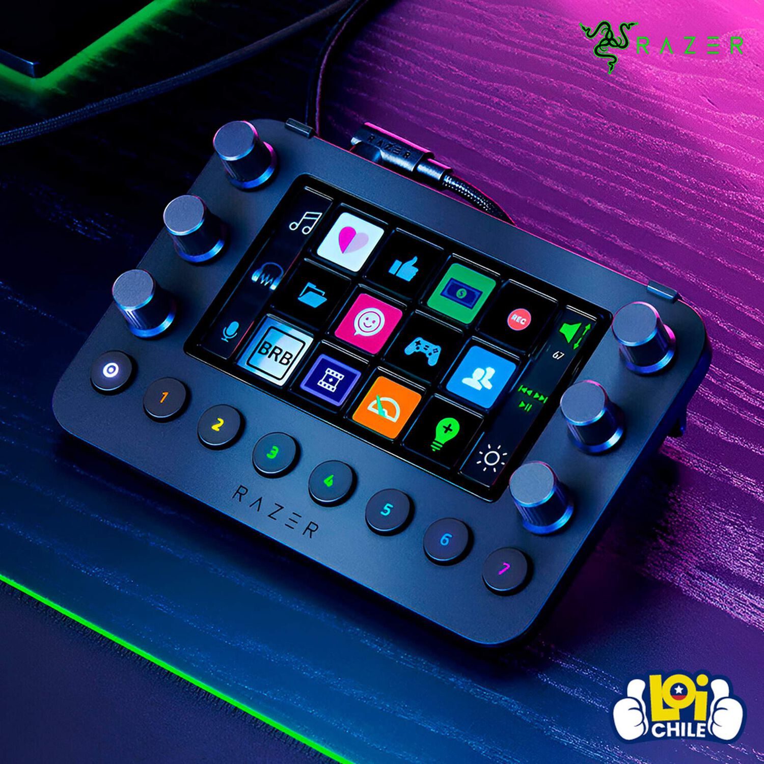 Controlador Streaming Razer Stream Controller 26 Botones image number 8.0
