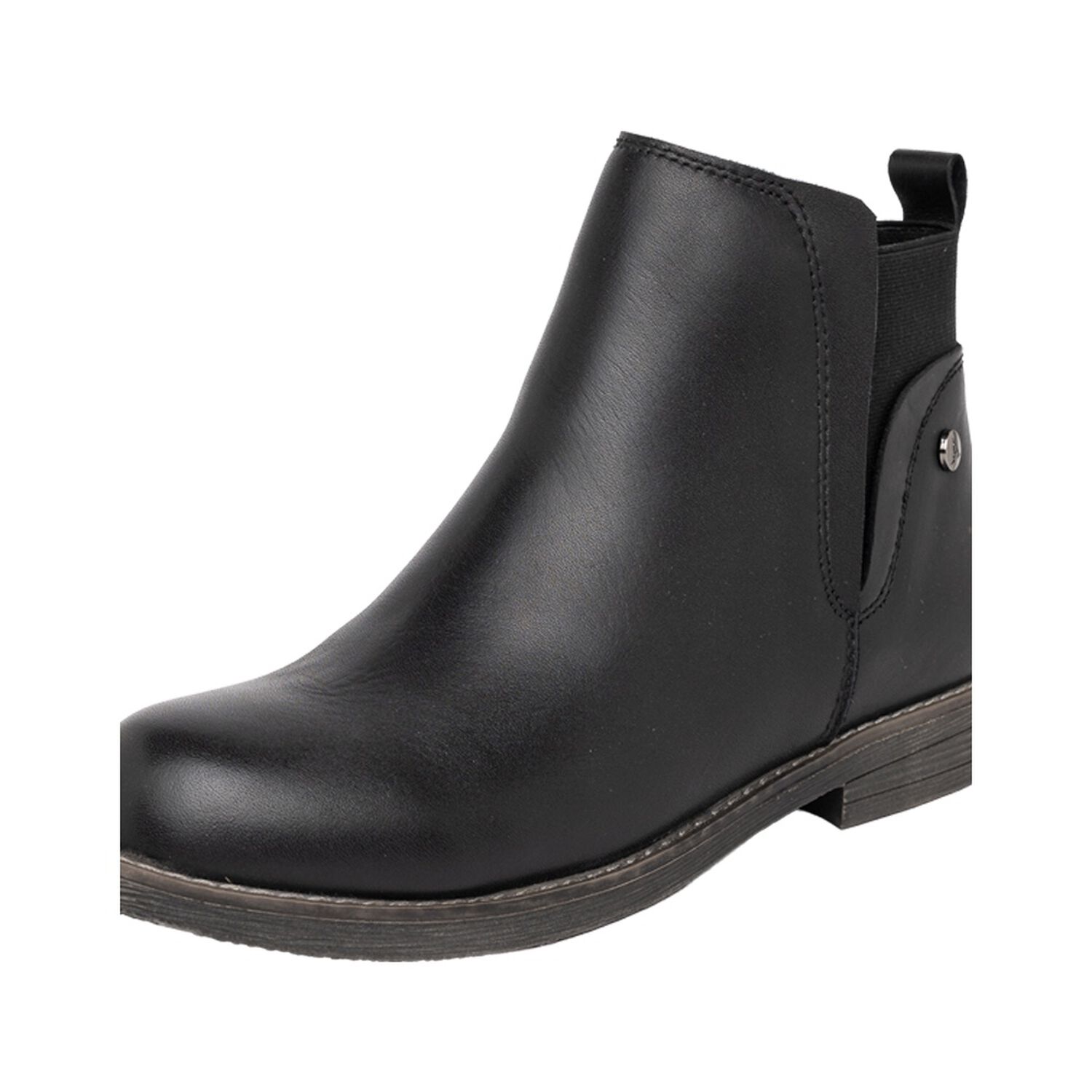 Botin De Cuero Doret Negro Alquimia image number 4.0