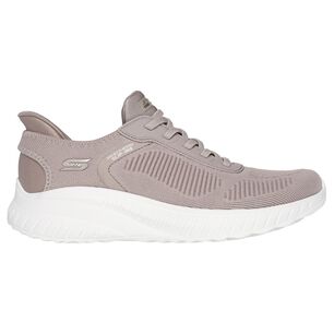 Zapatilla Urbana Mujer Skechers Bobs Squad Chaos Beige