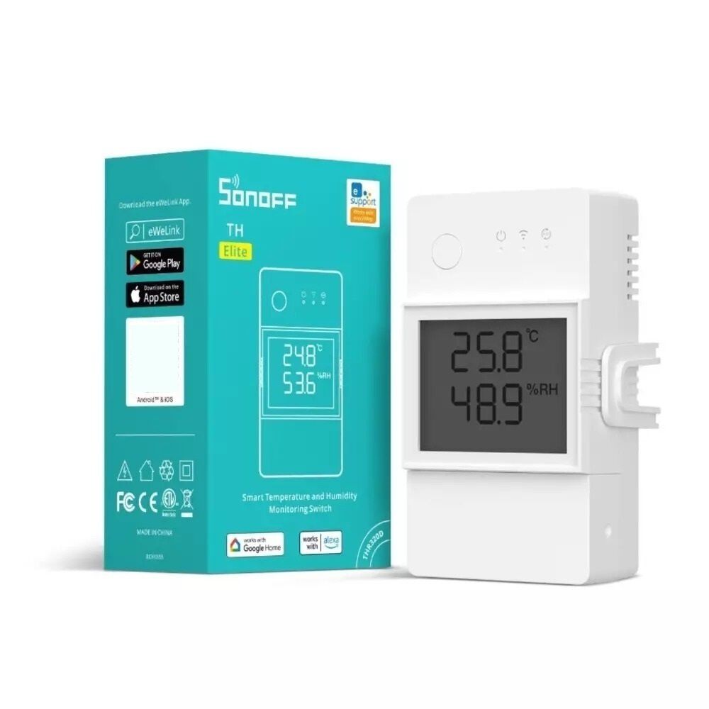 Pack Interruptor Wifi Th Elite 20a + Sensor Ths01 image number 1.0