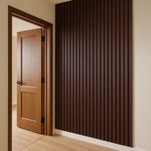 Pack De 16 Revestimientos Siding Wpc Interior Color Chocolate