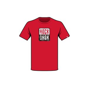 Polera Rockshox Manga Corta R2206 Rojo