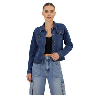 Chaqueta Denim Mezclilla Mujer