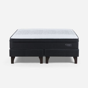 Cama Europea Rosen Tempo / 2 Plazas / Base Dividida