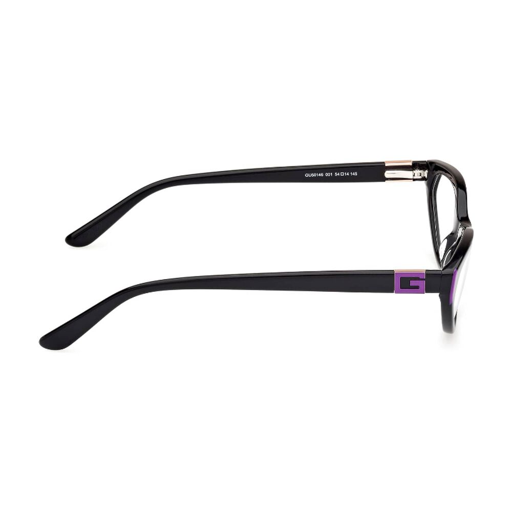 Lentes &Oacute;pticos Negro Brillante Guess image number 6.0