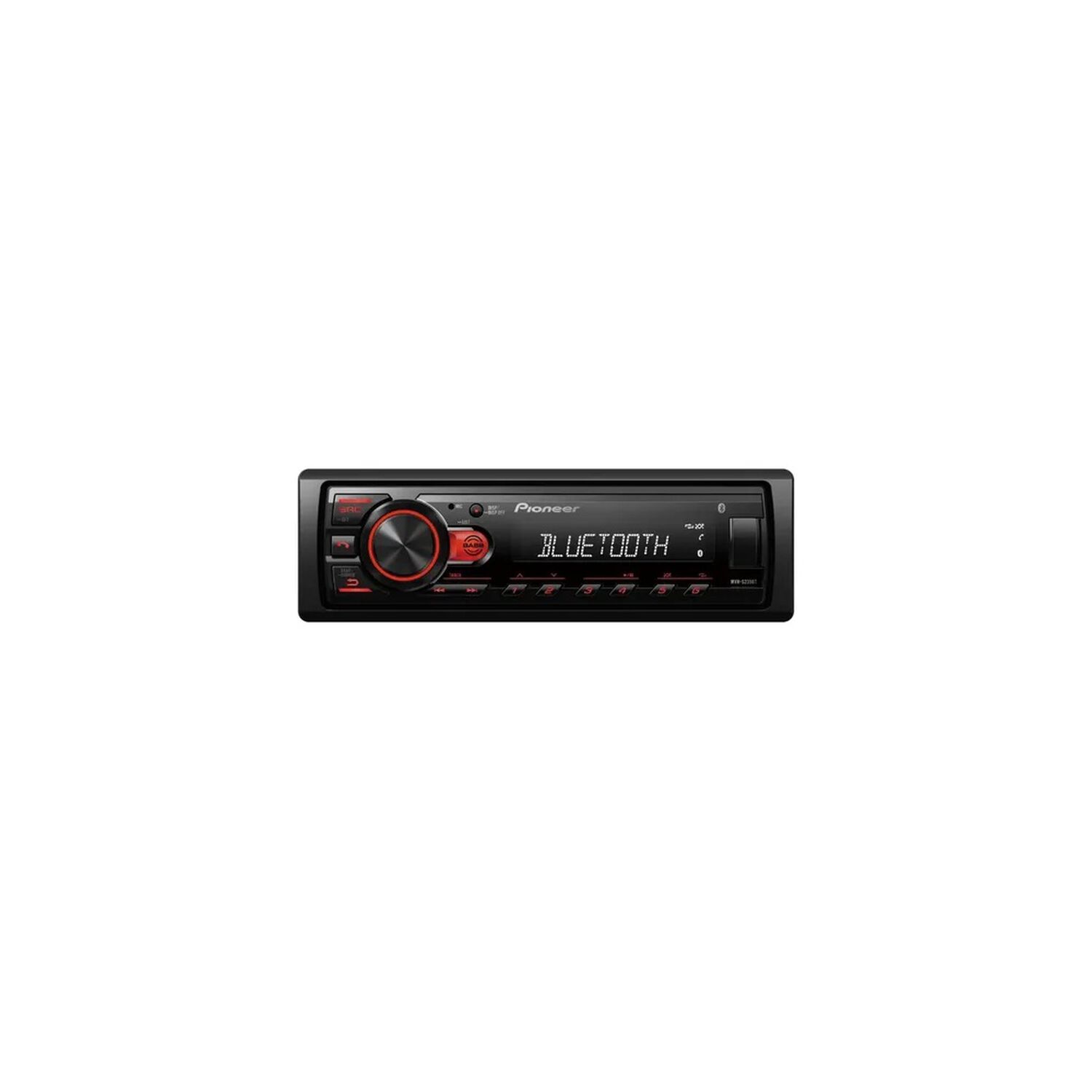 Autoest&eacute;reo Pioneer Mvh-s235bt 1din Bluetooth 50wx4 Color Negro image number 0.0