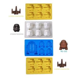 4 Moldes De Silicona Star Wars (estoykuku)