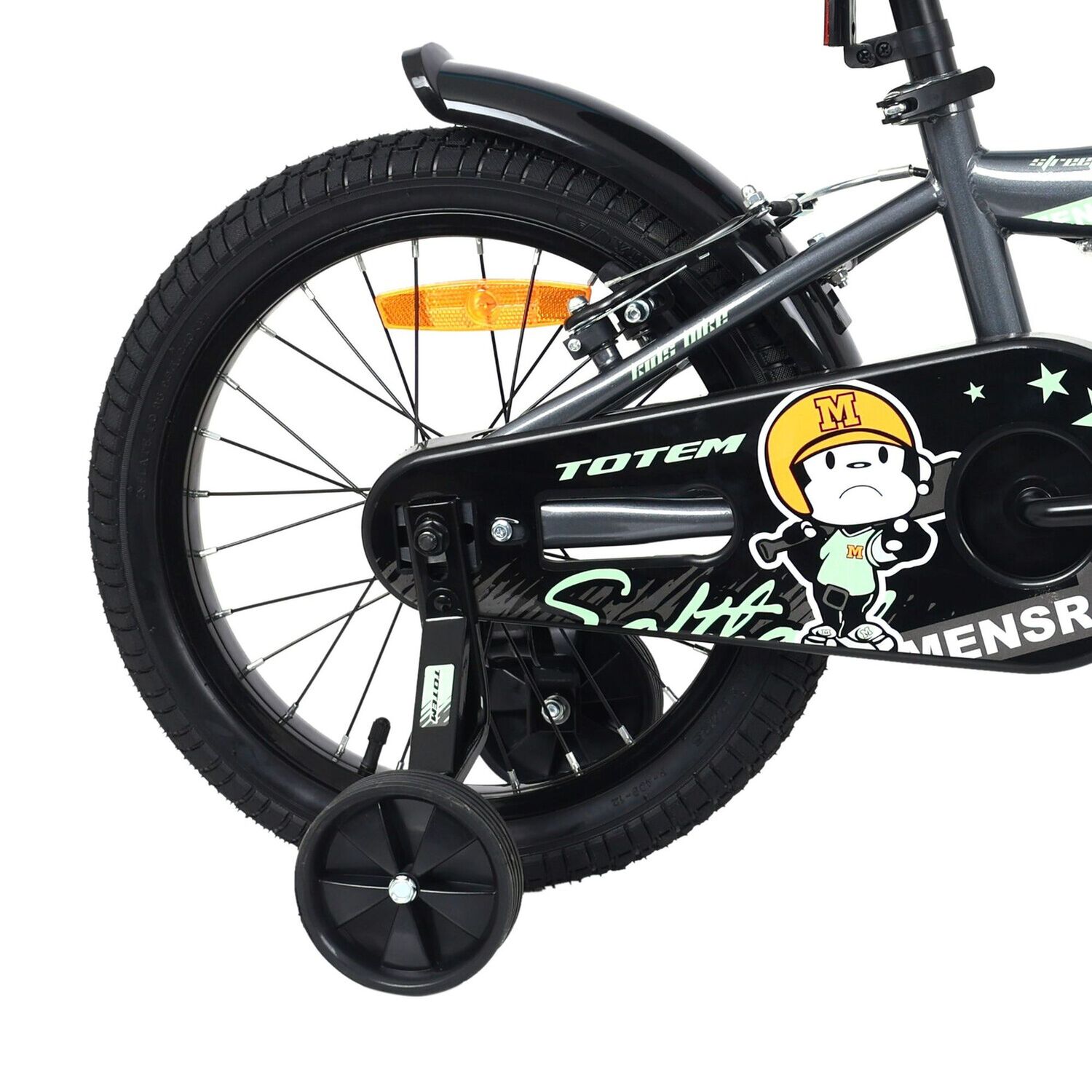 Bicicleta Totem Infantil Aro 16 Modelo Street Machine Gris image number 4.0