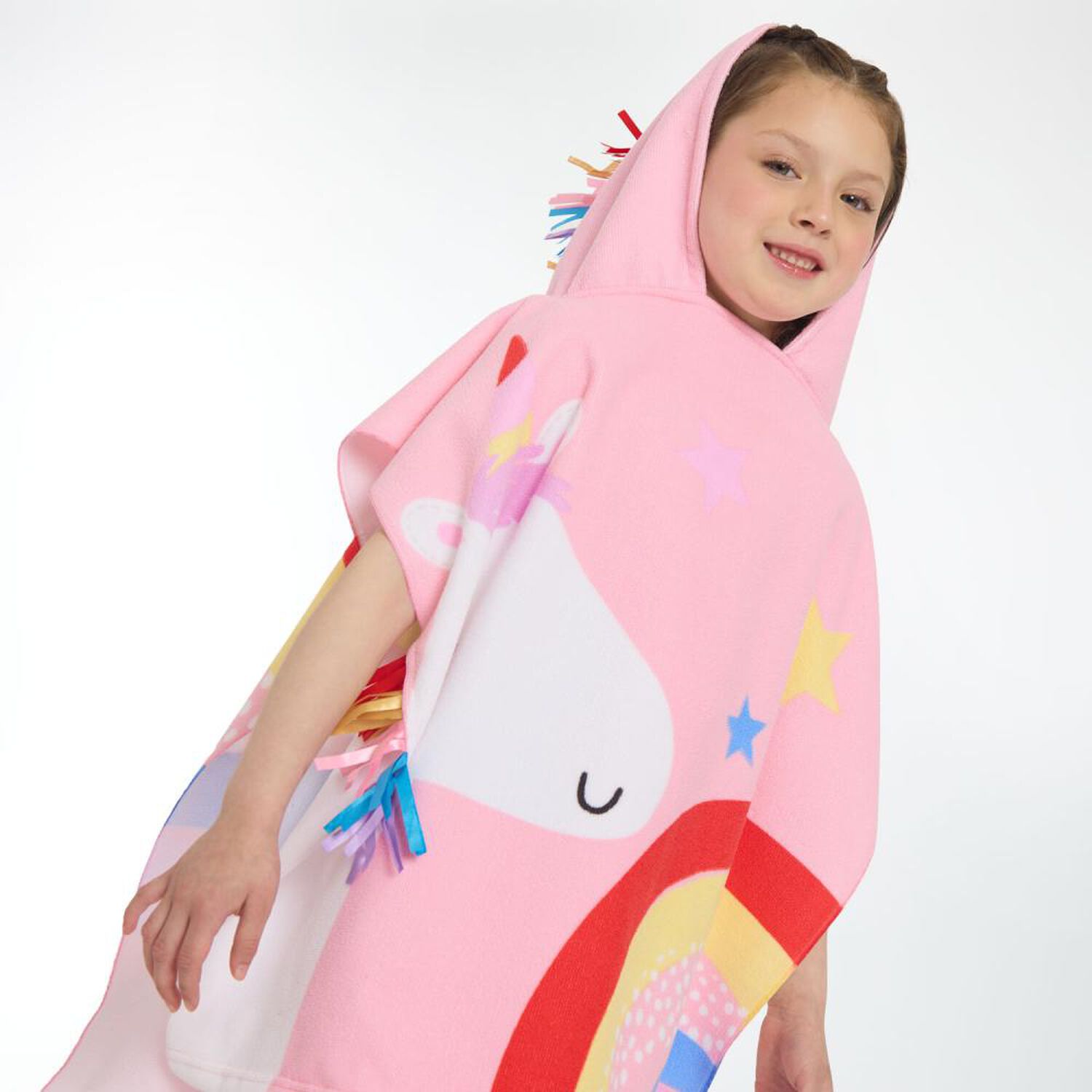 Toalla Playa Capucha Casaideal Kids Tiras / 60 X 120 Cm image number 4.0