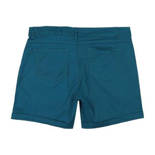 Bermuda B&aacute;sico Liso Tiro Medio Regular Mujer Geeps