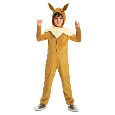 Disfraz Pokemon Eevee Hooded Jumpsuit Talla 4-6