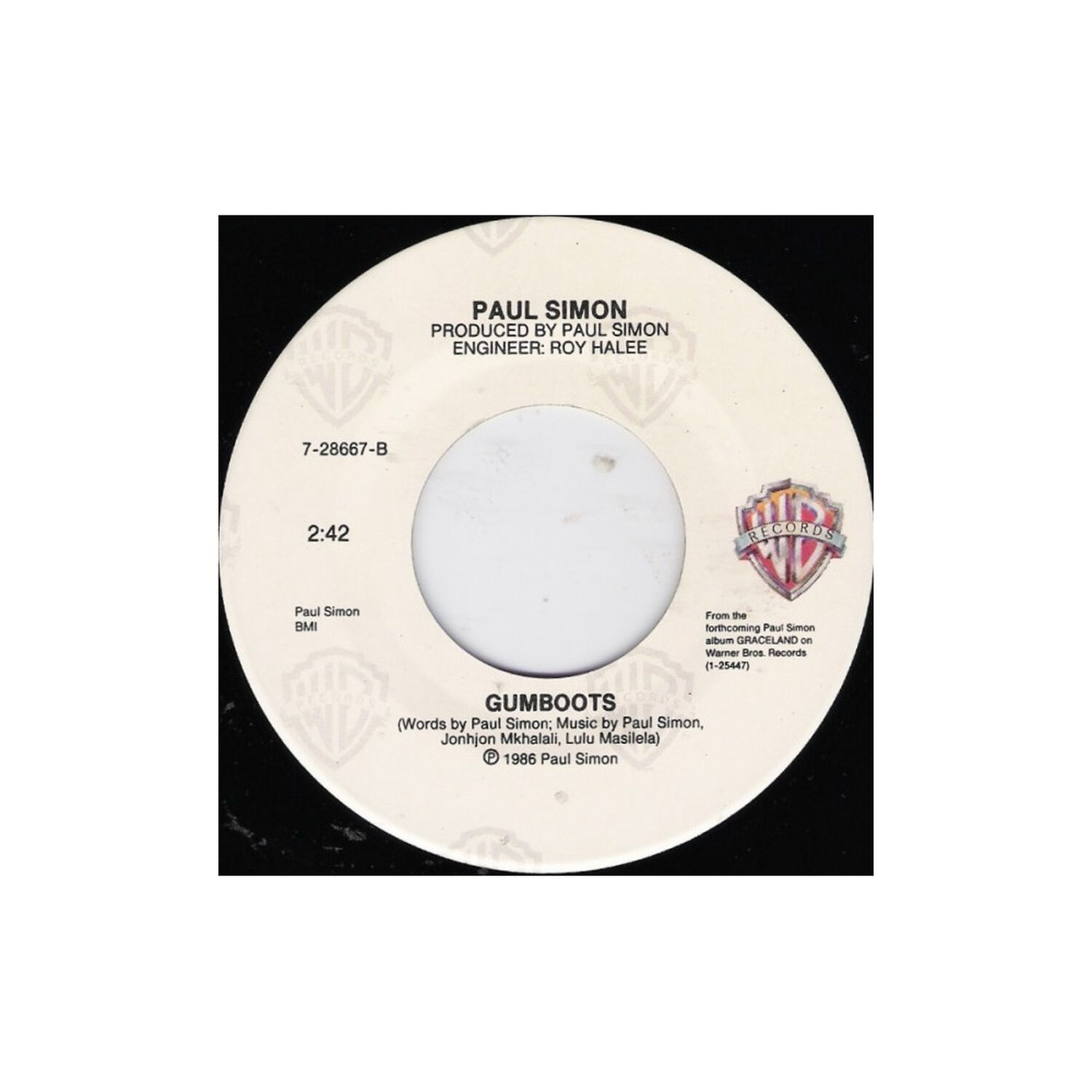 Paul Simon - You Can Call Me All | 7" Single Vinilo Usado image number 3.0