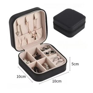 Estuche Organizador Joyas Cuadrado 10cm Joyero Collares Aros