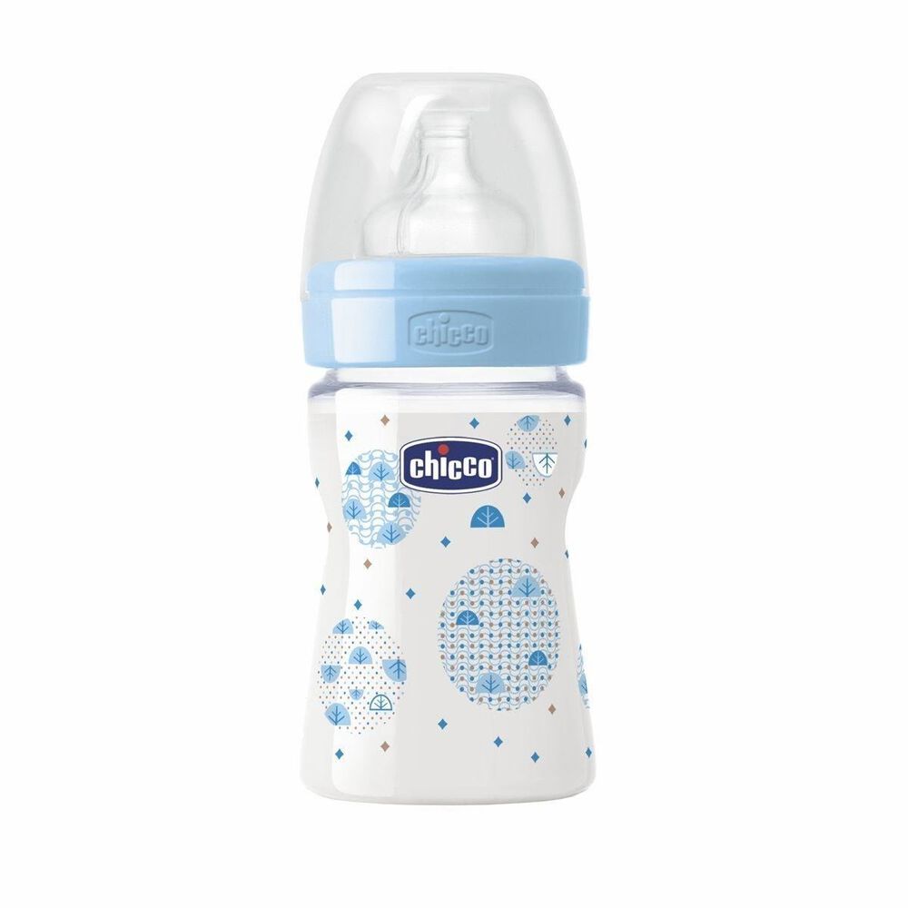 Mamadera Well Being 150ml 0m+ Celeste image number 0.0