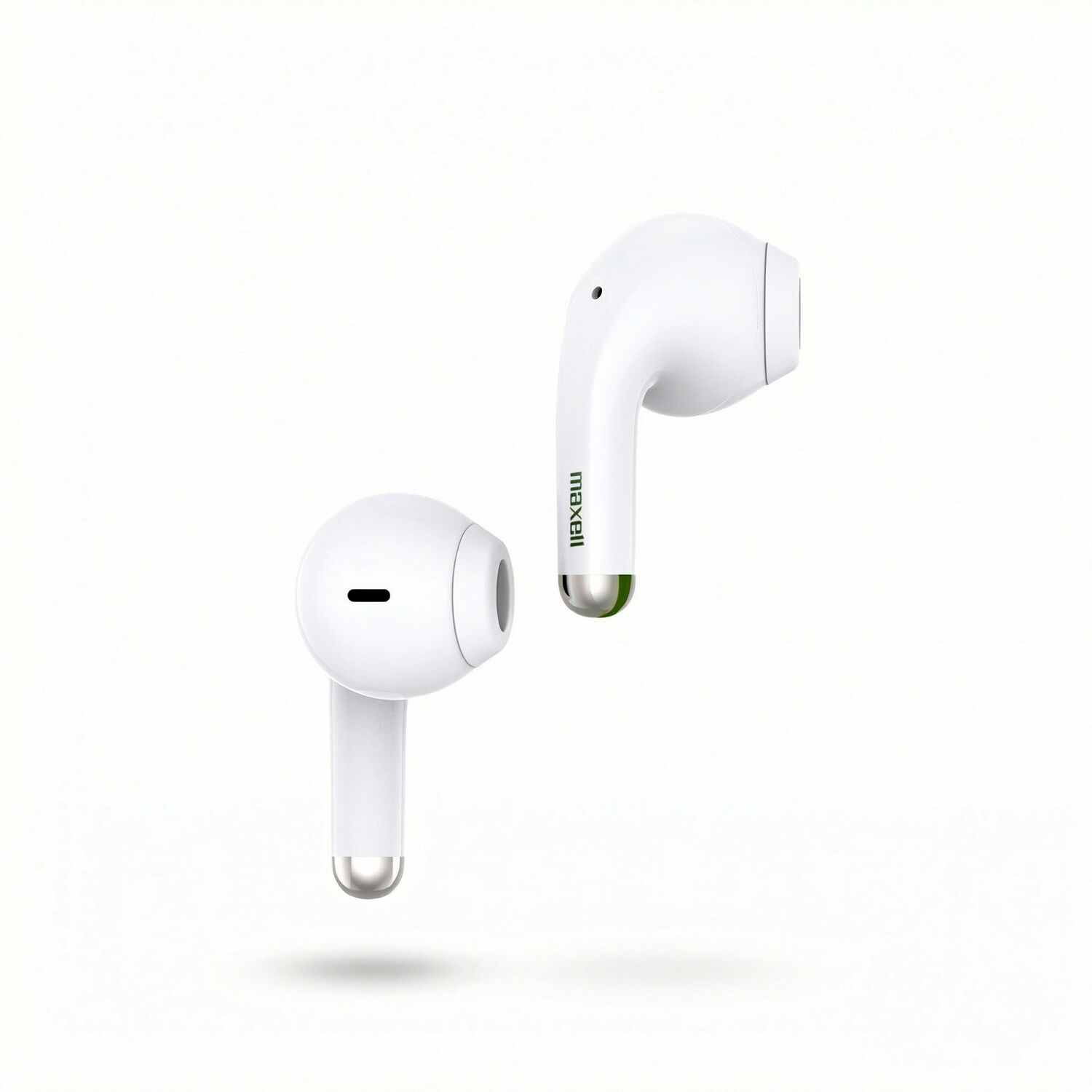 Aud&iacute;fonos Bluetooth Inal&aacute;mbricos Maxell Elio 12 Horas Blanco/verde image number 0.0