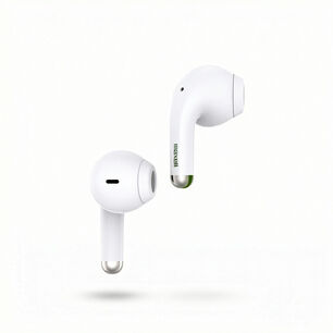 Aud&iacute;fonos Bluetooth Inal&aacute;mbricos Maxell Elio 12 Horas Blanco/verde