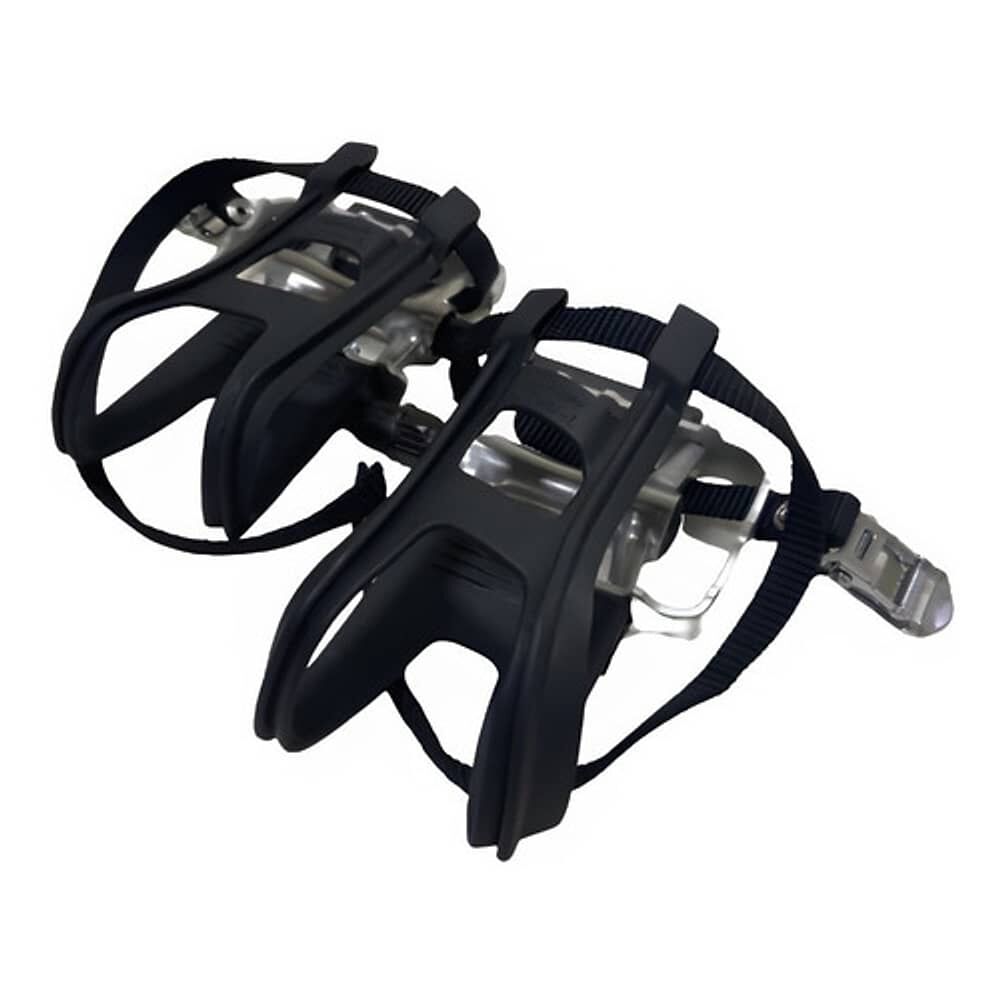 Pedales Bicicleta Mtb Ruta Aluminio Con Puntillas Y Correa image number 0.0