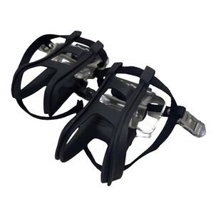 Pedales Bicicleta Mtb Ruta Aluminio Con Puntillas Y Correa