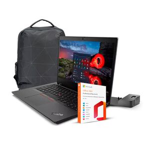 Promo Notebook Lenovo L14 14 ( Amd Ryzen 5 4650u 16gb 512gb Ssd) Reacondicionado Grado A + Mochila + Office