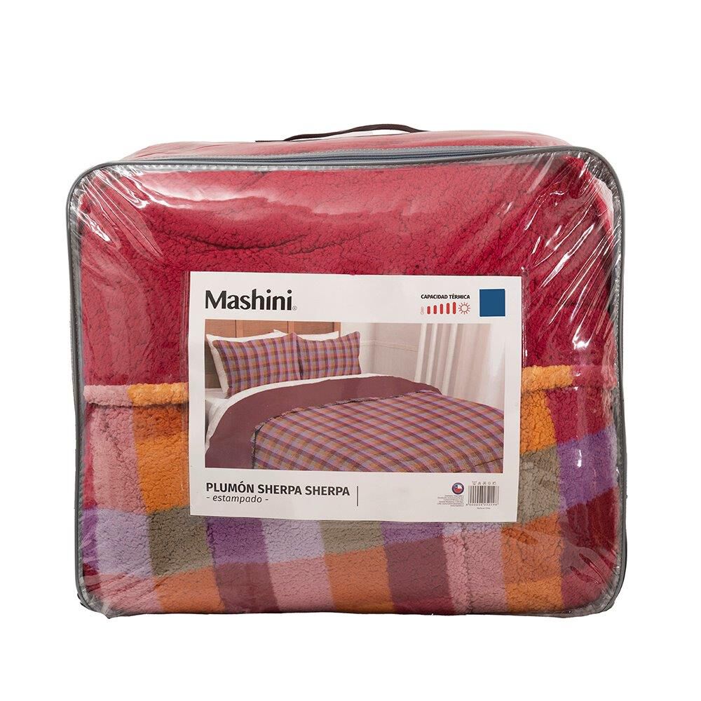 Plumon Sherpa/sherpa Estampado 1.5 Plazas Vicky image number 4.0