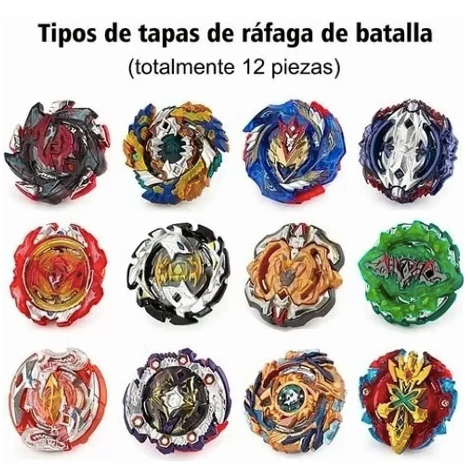 12 Estilos Bayblades Metal Fusion Beyblades Set Storage Box image number 1.0