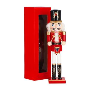 Cascanueces De Madera Navideño 38 Cm