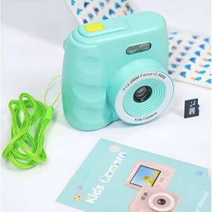 C&aacute;mara Para Ni&ntilde;os Digital + Tarjeta Sd Verde