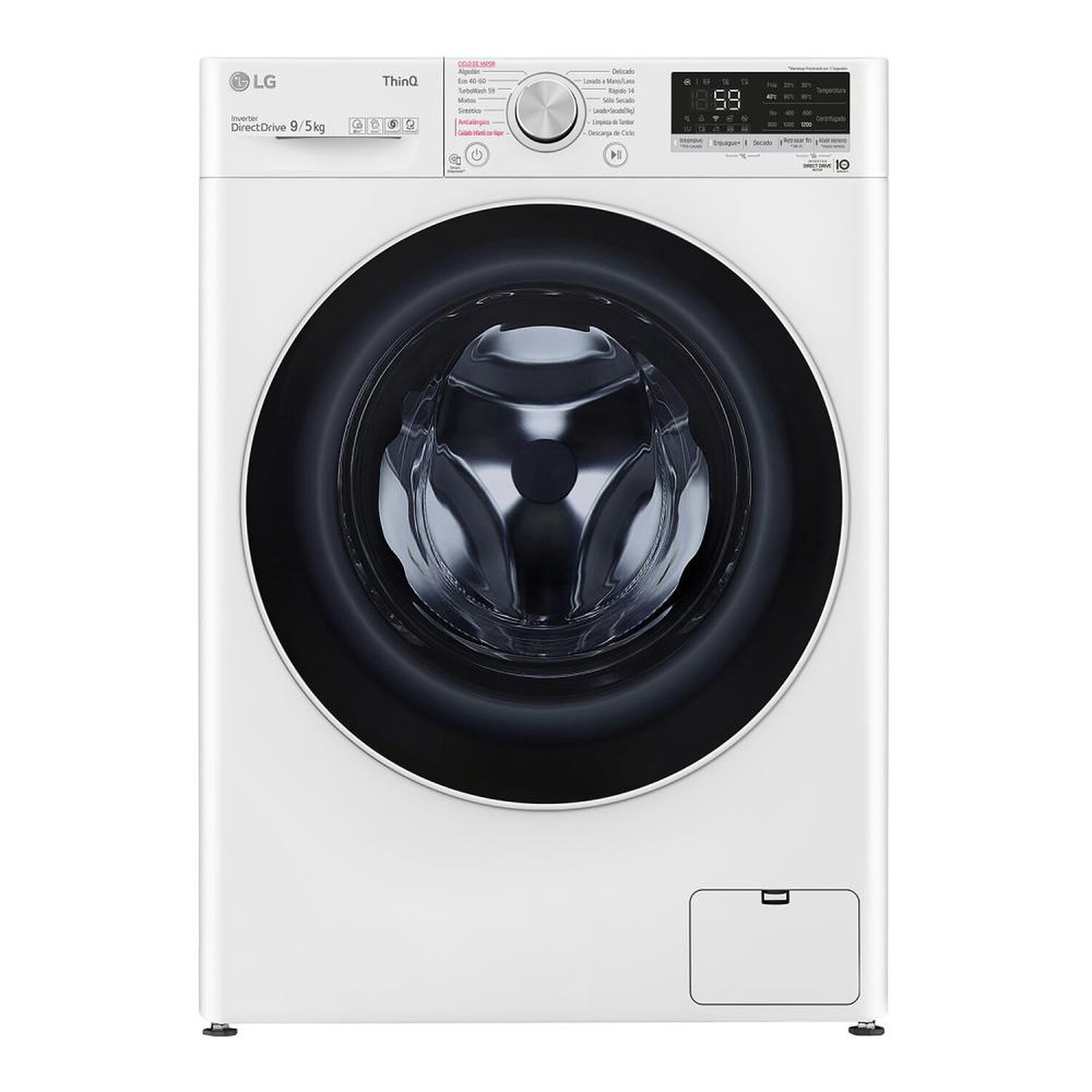 Lavadora Secadora LG WD9WVC4S6 / 9 Kg / 5 Kg image number 0.0