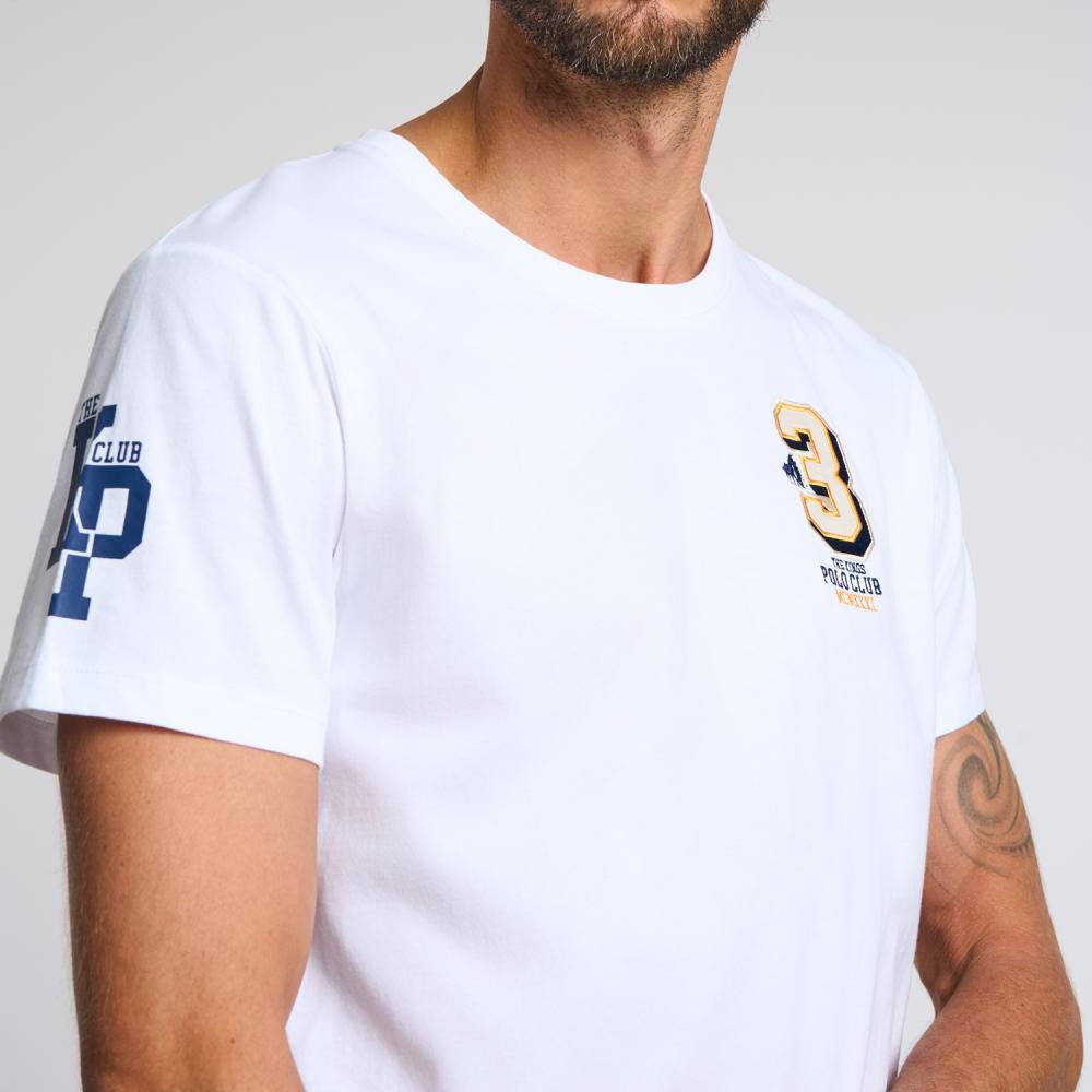 Polera Lisa Regular Manga Corta Cuello Redondo Hombre The King's Polo Club image number 4.0
