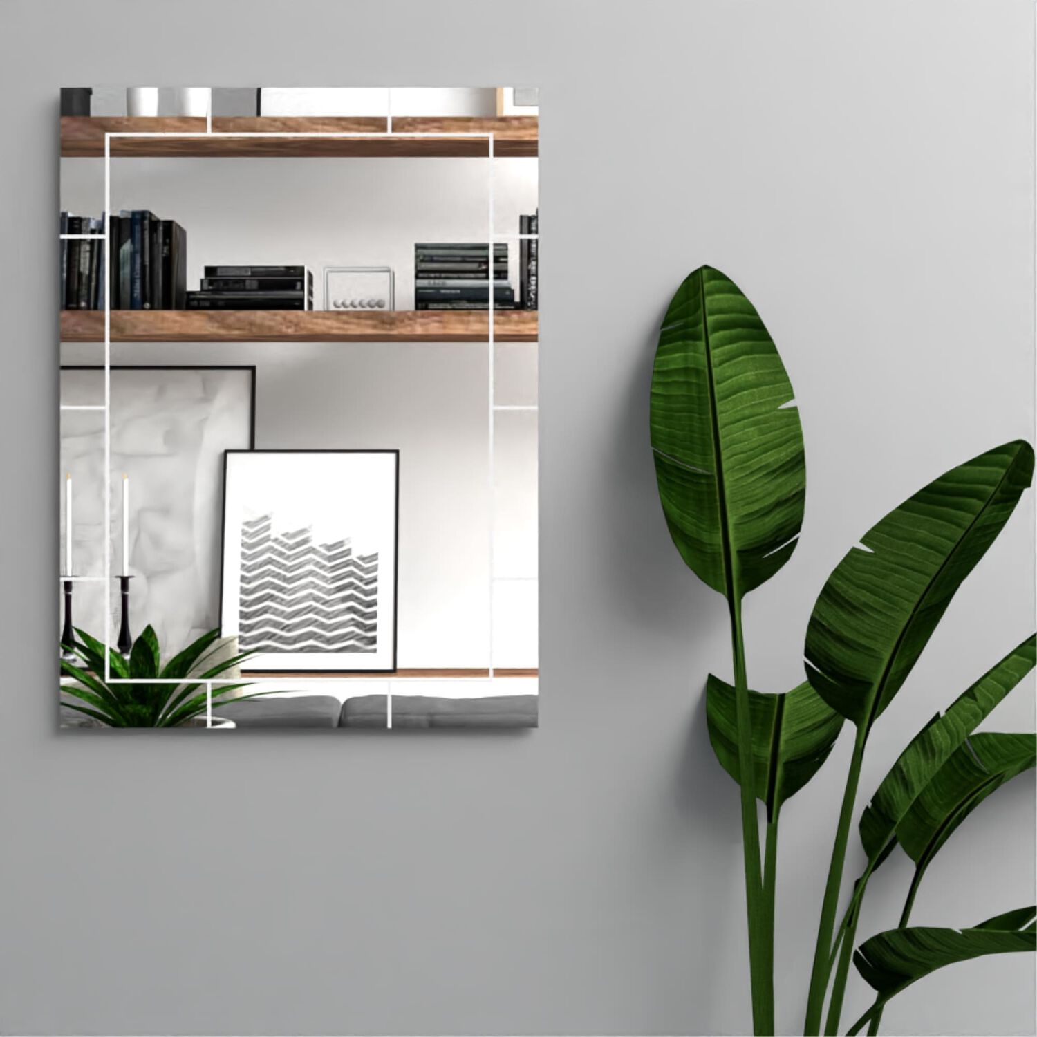Espejo Rectangular 71x53x1,9 Cm Fm-067 image number 1.0