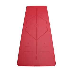 Mat De Yoga Premium Pu Natural Rubber 5 Mm Rojo