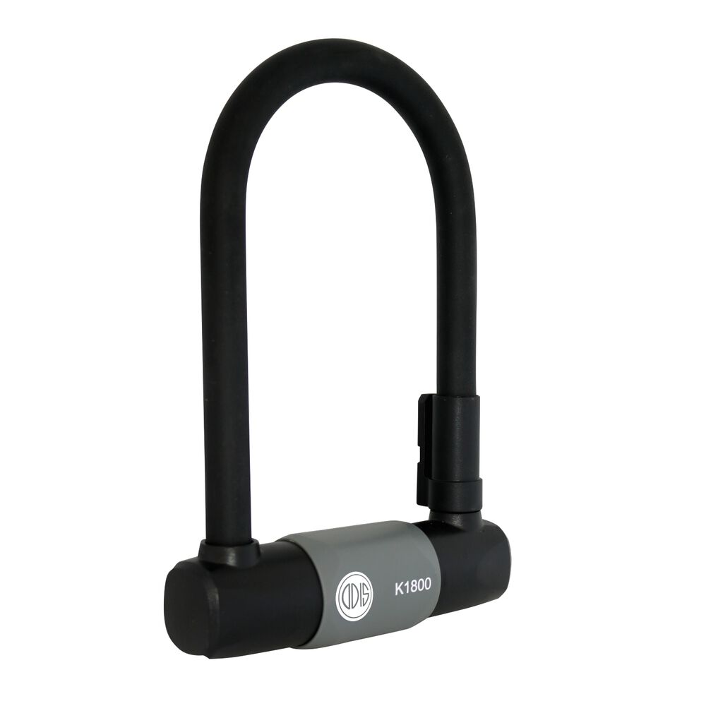 Candado Bicicleta U Lock Odis K1800 18x186mm Grafito Llave Disco image number 2.0