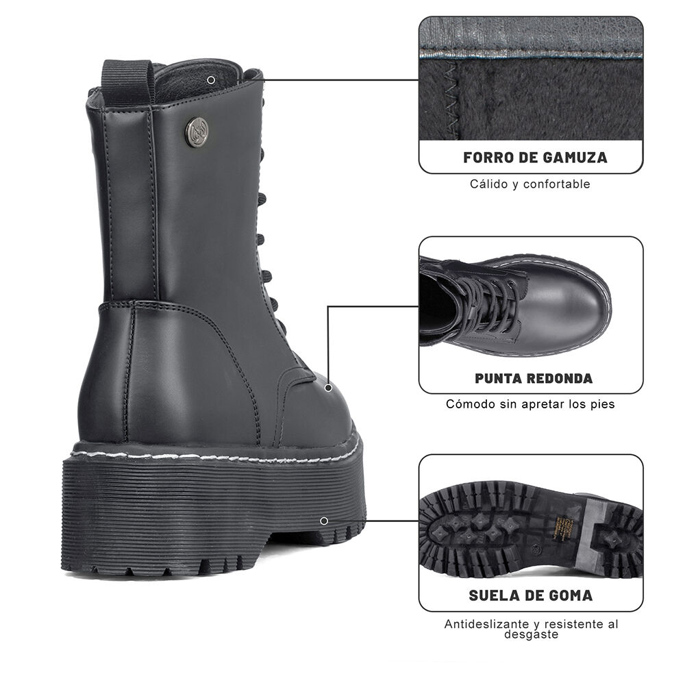 Botin Mujer Carlota Negro Weide image number 6.0