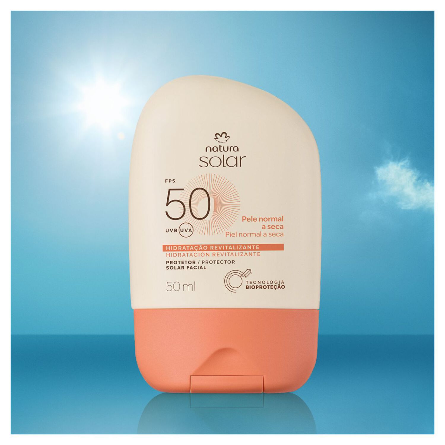 Protector Solar Facial Piel Normal A Seca Fps 50 Natura Solar image number 3.0