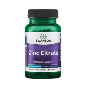 Zinc Citrato 50 Mg 60 C&aacute;psulas