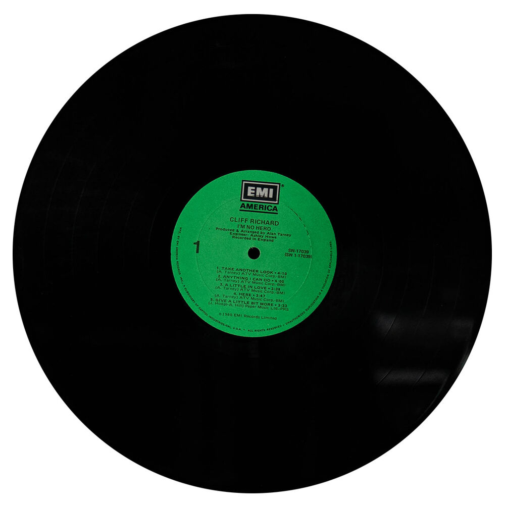 Cliff Richard - Im No Hero | Vinilo Usado image number 2.0