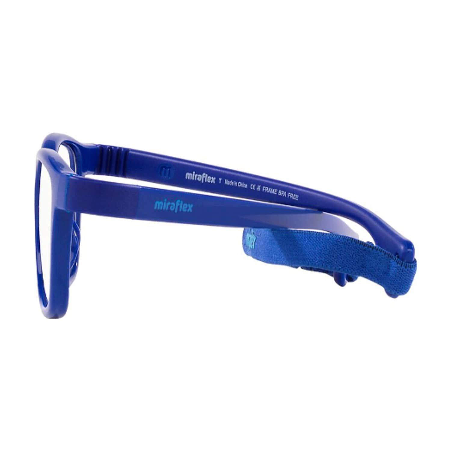 Lentes &Oacute;pticos Azul Con Correa Miraflex Para Ni&ntilde;os image number 3.0