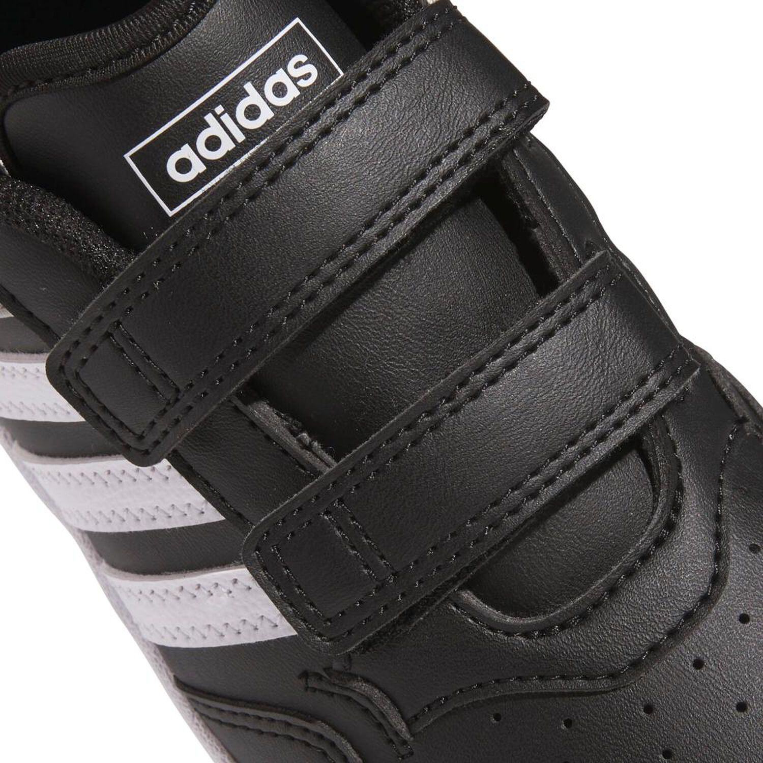 Zapatilla Infantil Unisex Adidas Hoops 4.0 Cf C Negro image number 6.0