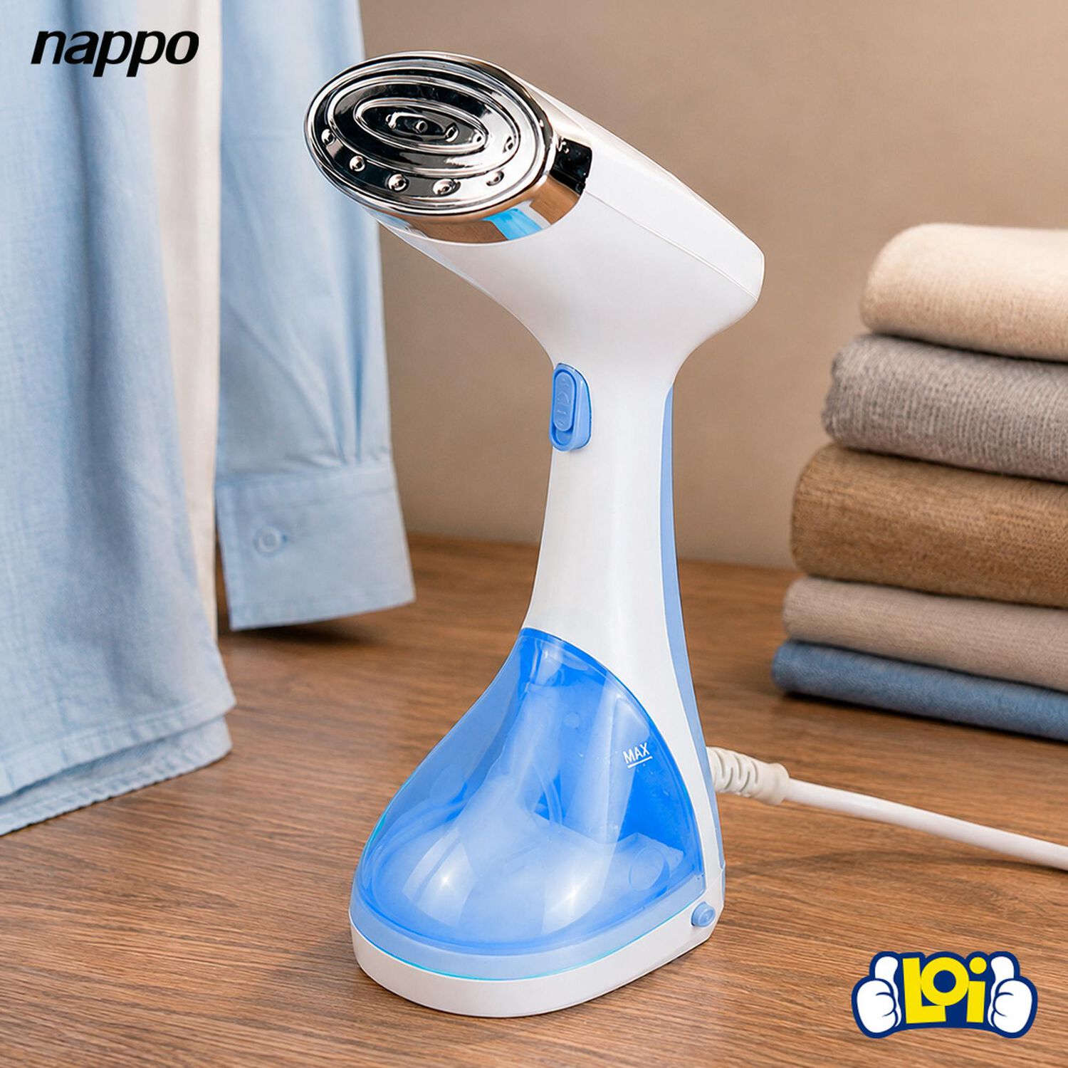 Plancha Vaporizador De Mano Nappo 2 Tipos De Uso 1400w image number 4.0