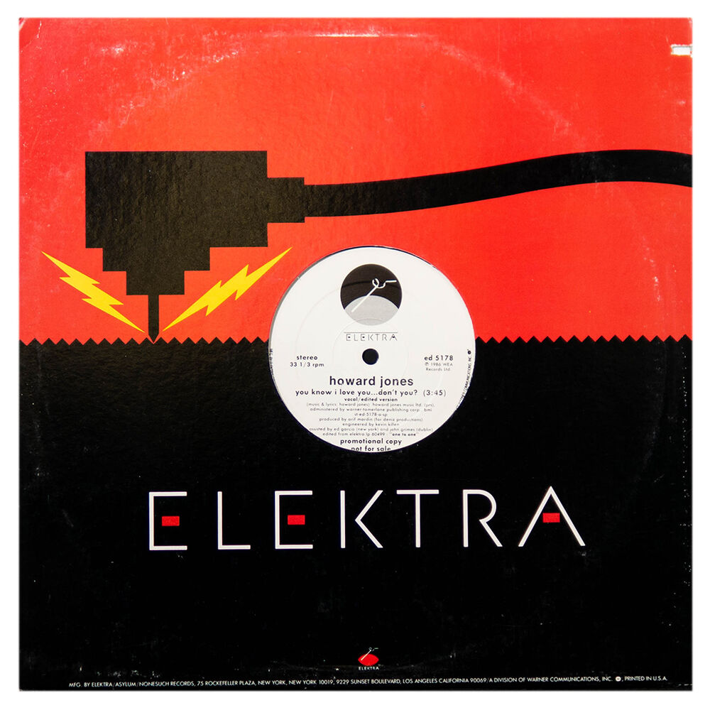 Howard Jones - You Know I Love Youdon't You (lp Version) | 12" Maxi Single Usado image number 1.0